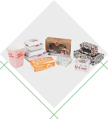 Scatola di carta alimentare