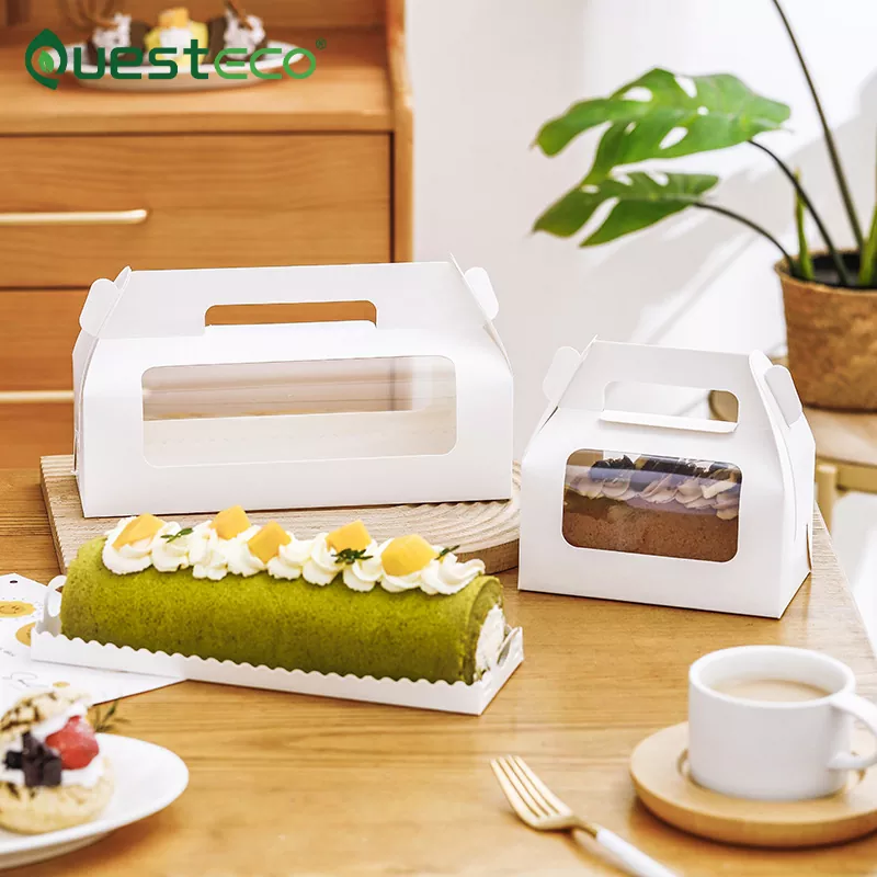 Gestire la scatola per torta Swiss Roll